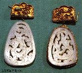 Jade earrings, Xiongnu
