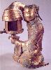 Gilded bronze lamp (or medical sublimation instrument?), Han Dynasty