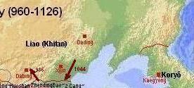 Map Northern Song Dynasty 北宋圖